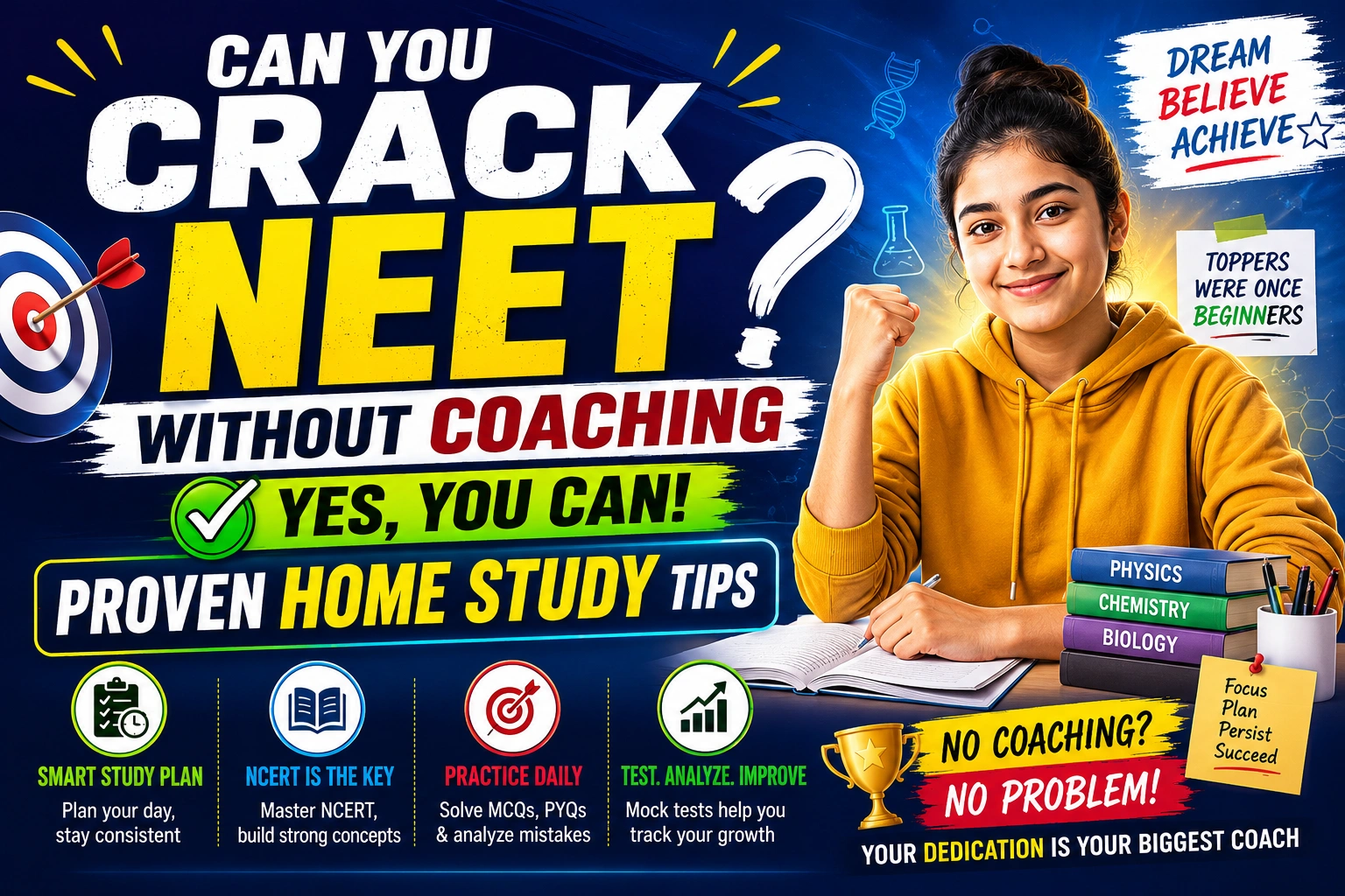 Are Self-Study Strategies Effective for NEET Success?